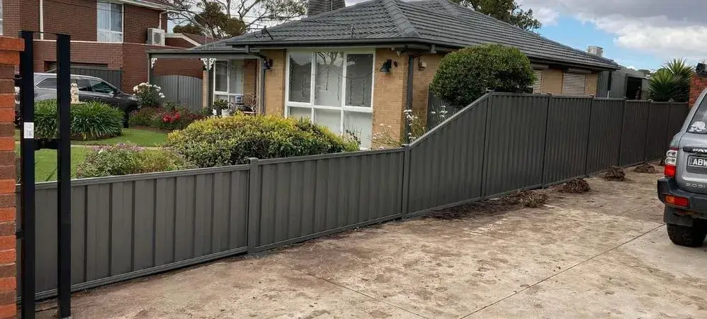 Colorbond fence with custom sizes in Hobart